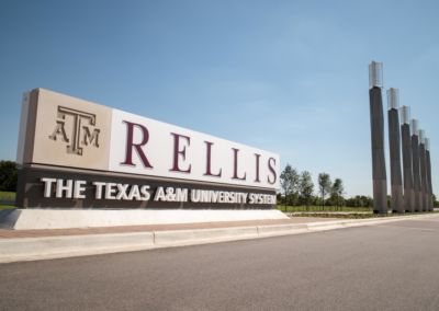 The RELLIS entrance sign.
