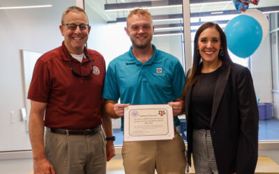 Nathan Peterson wins A&M System Student Veteran Excellence Award